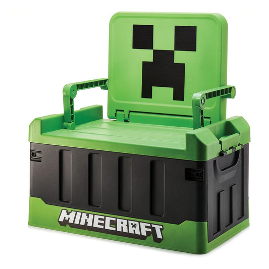 Minecraft Aufbewahrungsbox mit ausklapbarem Stuhl