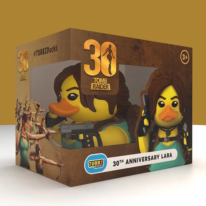 Tomb Raider Tubbz PVC Figur Lara (30th Anniversary)  Boxed Edition 10 cm