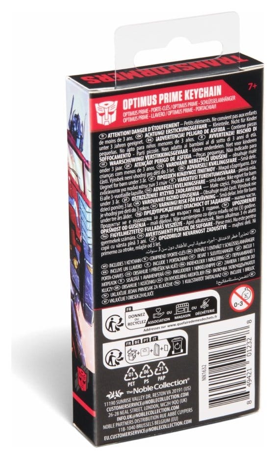 Transformers Schlüsselanhänger Optimus Prime 13 cm