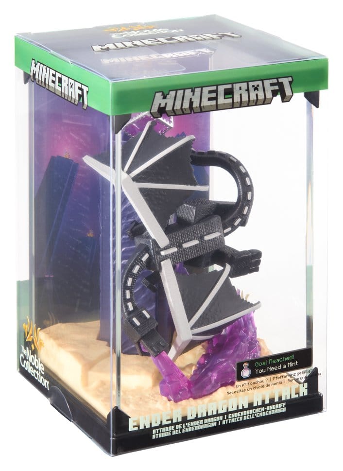Minecraft Figur Diorama Ender Dragon Attack 18 cm