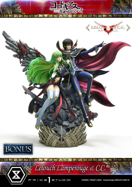 Code Geass: Lelouch of the Rebellion Concept Masterline Series Statue 1/6 Lelouch Lamperouge & C.C. 44 cm