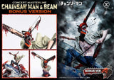 Chainsaw Man Concept Masterline Series Statue 1/6 Chainsaw Man & Beam Bonus Version 73 cm