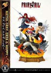 Fairy Tail PVC Statue 1/6 Natsu, Gray, Erza, Happy 57 cm