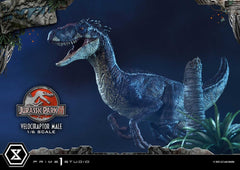 Jurassic Park III Legacy Museum Collection Statue 1/6 Velociraptor Male Bonus Version 40 cm