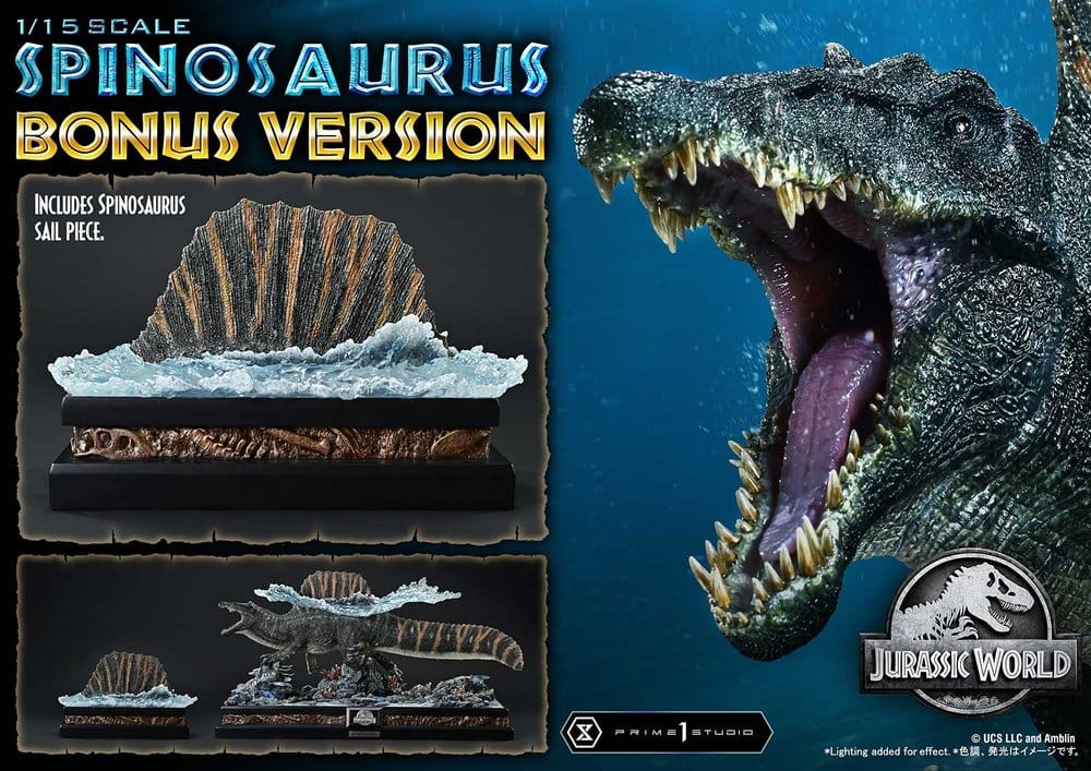 Jurassic World: Die Wiedergeburt (Film) Legacy Museum Collection Statue 1/15 Spinosaurus Bonus Version 39 cm