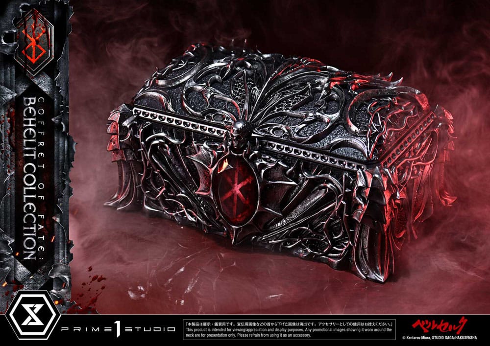 Berserk Life Scale Statuen Coffret of Fate: Behelit Collection 30 cm