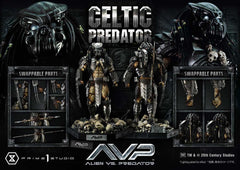 The Alien vs. Predator Museum Masterline Series Statue 1/3 Celtic Predator Bonus Ver. 95 cm