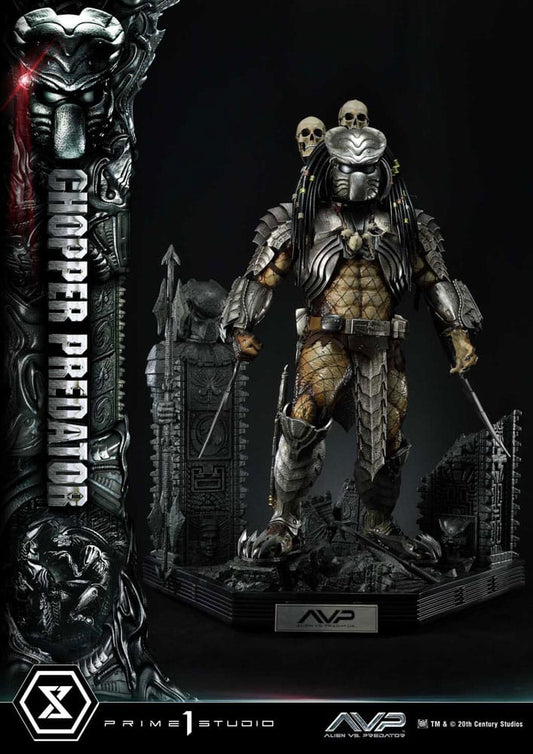 The Alien vs. Predator Museum Masterline Series Statue 1/3 Chopper Predator 103 cm