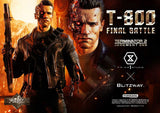 Terminator 2 Museum Masterline Series Statue 1/3 T-800 Final Battle Deluxe Version 75 cm