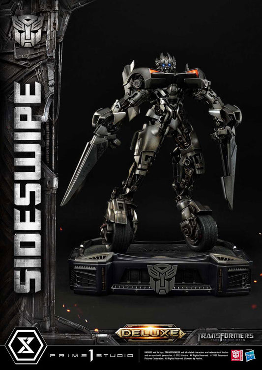 Transformers  Dark of the Moon Polystone Statue Sideswipe Deluxe Version 57 cm