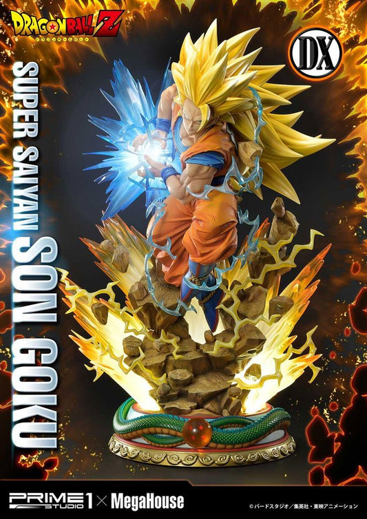 Dragon Ball Z Statue 1/4 Super Saiyajin Son Goku Deluxe Version 64 cm - Beschädigte Verpackung