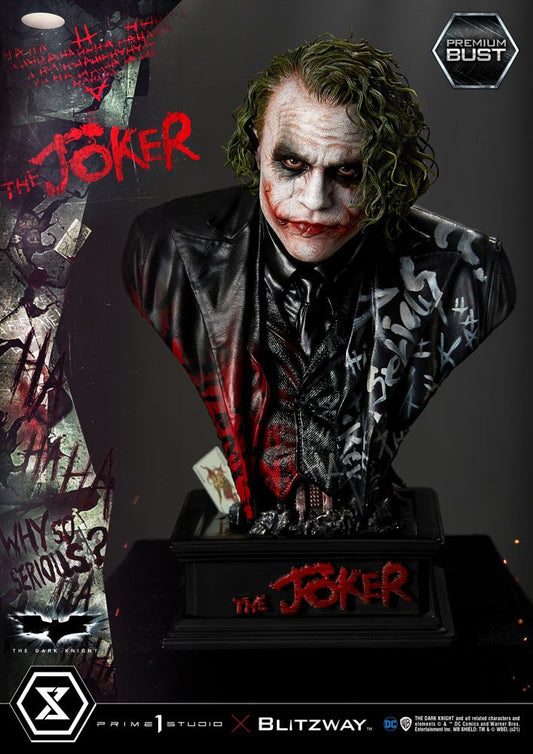 The Dark Knight Premium Büste The Joker 26 cm