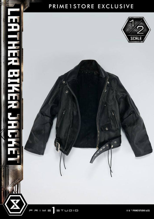 Terminator Biker Lederjacke für 1/2 T-800 Statuen