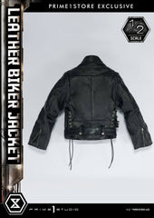 Terminator Biker Lederjacke für 1/2 T-800 Statuen