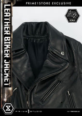 Terminator Biker Lederjacke für 1/2 T-800 Statuen