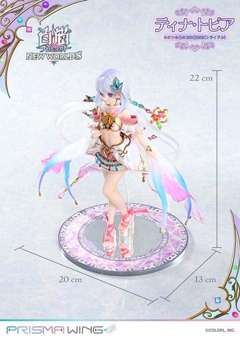 White Cat Project Prisma Wing PVC Statue 1/7 Tina Topia (The 10 Billion Tridollars of Neon Island) 22 cm