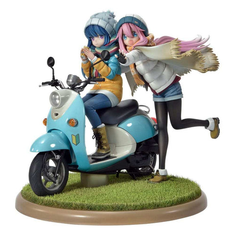 Laid-Back Camp Prisma Wing PVC Statue 1/7 Nadeshiko Kagamihara & Rin Shima 24 cm