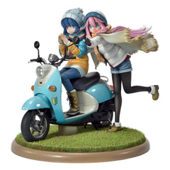 Laid-Back Camp Prisma Wing PVC Statue 1/7 Nadeshiko Kagamihara & Rin Shima 24 cm