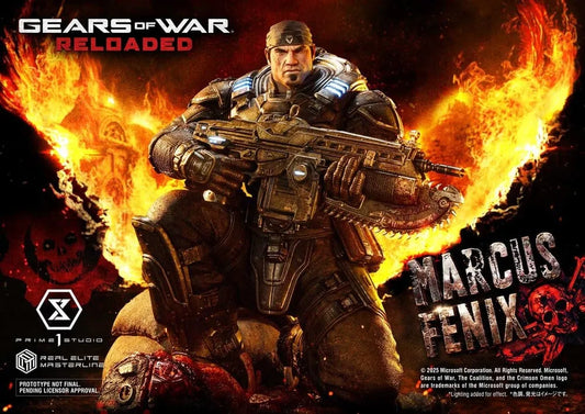 Gears of War: Reloaded Real Elite Masterline Series Statue 1/3 Marcus Fenix 97 cm