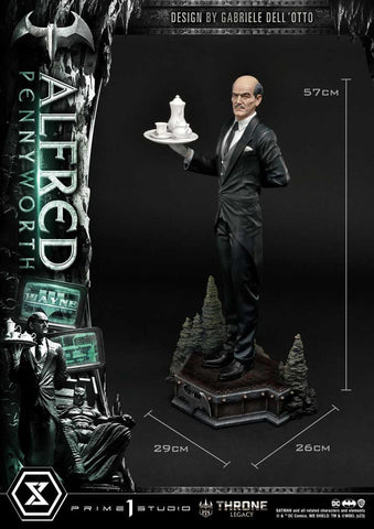 DC Comics Throne Legacy Series Statue Alfred Pennyworth (Batman Comics) Bonus Version 57 cm