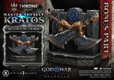 Throne Legacy God of War Series Statue 1/3 Ragnarok Master Thyself Kratos Bonus Version 67 cm