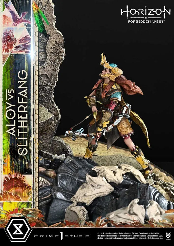 Horizon Forbidden West Ultimate Diorama Masterline Series Statue Aloy vs. The Slitherfang Bonus Version 82 cm