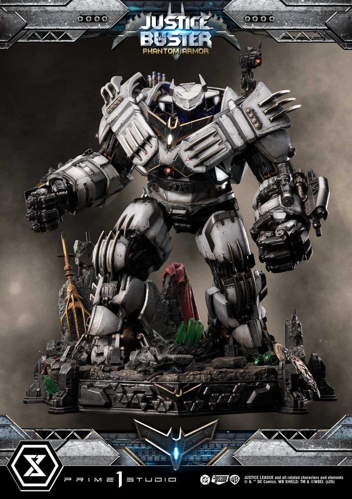 DC Comics Ultimate Museum Masterline Statue Justice Buster: Phantom Armor (Design By Josh Nizzi) Ultimate Version 88 cm