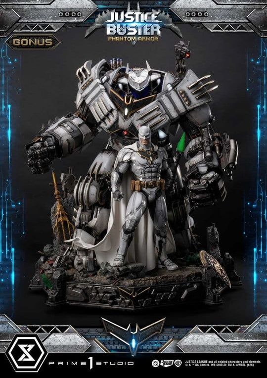 DC Comics Ultimate Museum Masterline Statue Justice Buster: Phantom Armor (Design By Josh Nizzi) Ultimate Bonus Version 88 cm