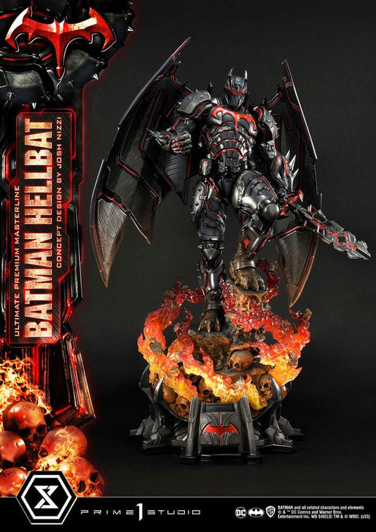 Batman Ultimate Premium Masterline Series Statue Hellbat Concept Design by Josh Nizzi Regular Version 76 cm