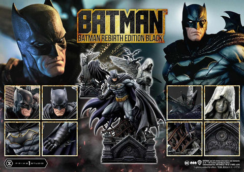 Batman Ultimate Premium Masterline Series Statue 1/4 Batman Rebirth Edition Black Deluxe Version 71 cm