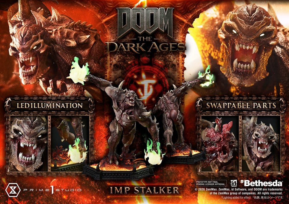 DOOM: The Dark Ages Ultimate Premium Masterline Series Statue 1/4 Imp Stalker 77 cm