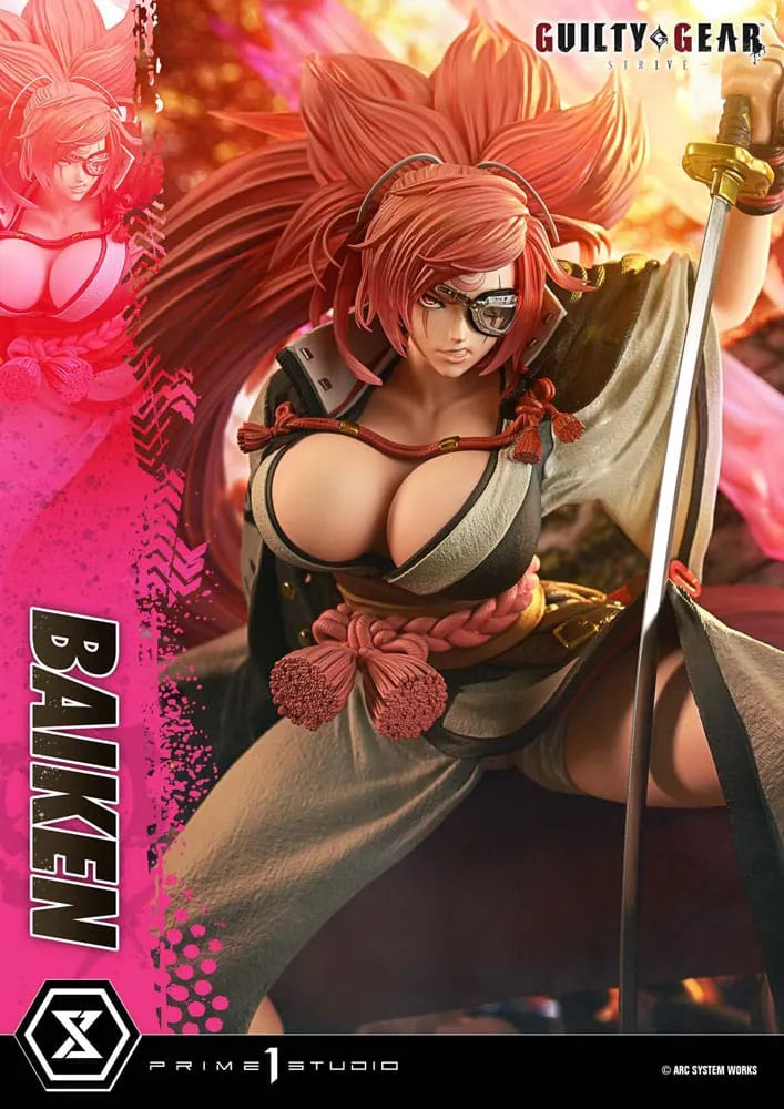 Guilty Gear Strive Ultimate Premium Masterline Series Statue 1/4 Baiken Bonus Version 80 cm