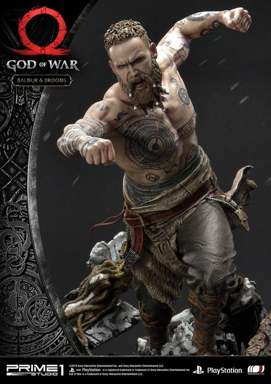 God of War (2018) Statue Baldur & Broods 62 cm