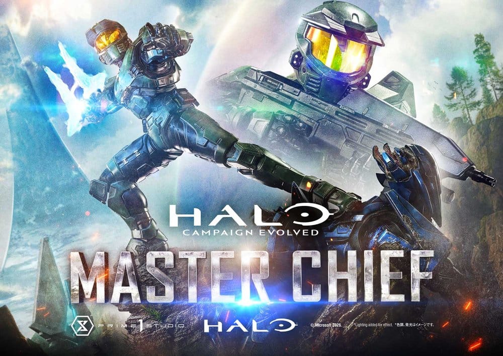 Halo Ultimate Premium Masterline Series Statue 1/4 Campaign Evolved Master Chief Bonus Version 78 cm
