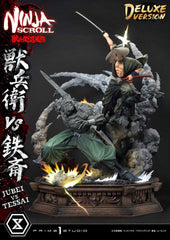 Ninja Scroll Ultimate Premium Masterline Series Statue 1/4 Jubei Versus Tessai Deluxe Bonus Version 101 cm