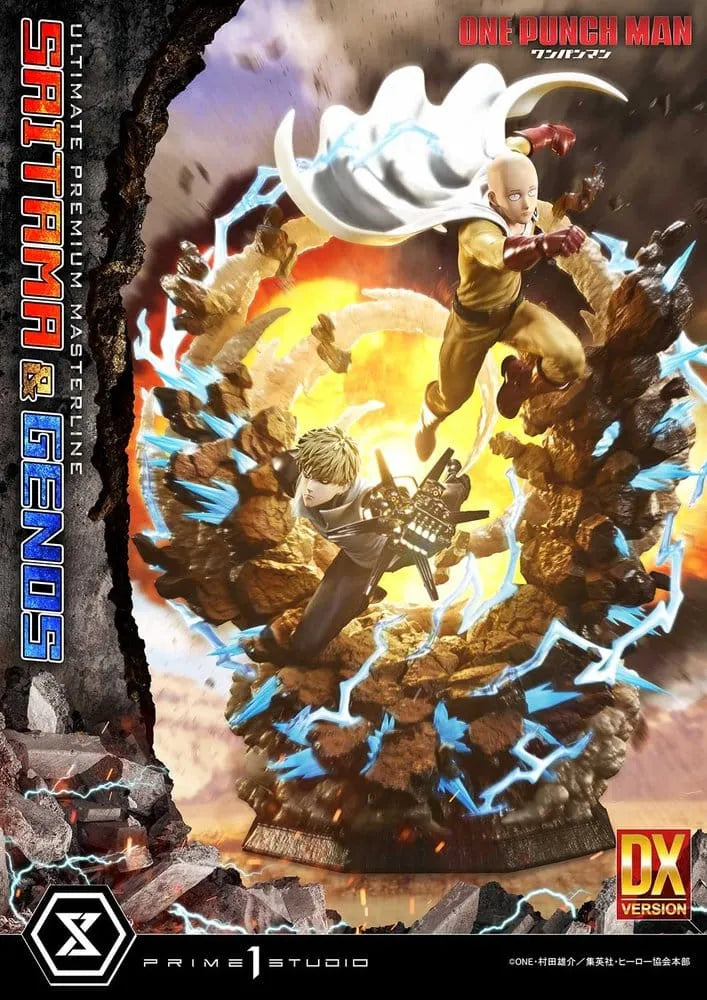 One-Punch Man Ultimate Premium Masterline Series Statue 1/4 Saitama & Genos Deluxe Version 73 cm