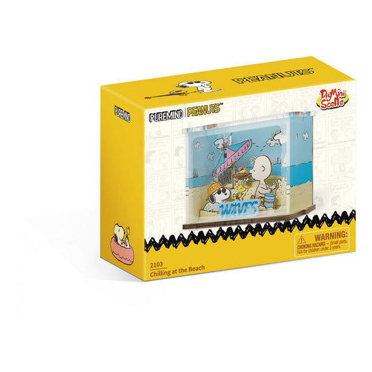 Die Peanuts Puremind DIY Bauset Mini Scene Chilling at the Beach
