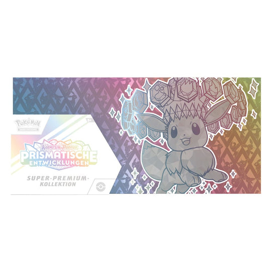 Pokémon TCG Prismatische Entwicklungen Super Premium-Kollektion *Deutsche Version*