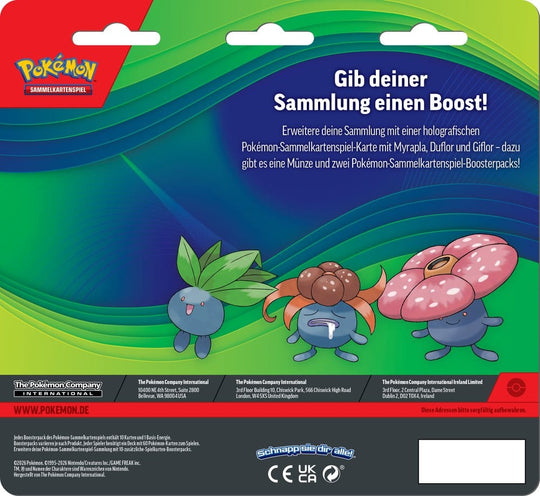 Pokemon TCG: Enhanced 2er-Pack Blister (Myrapla, Duflor & Giflor) 2026 *Deutsche Version*