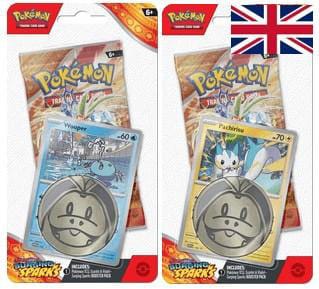 Pokémon TCG Scarlet & Violet 08 Surging Sparks Checklane Blister *Englische Version* Set (2)