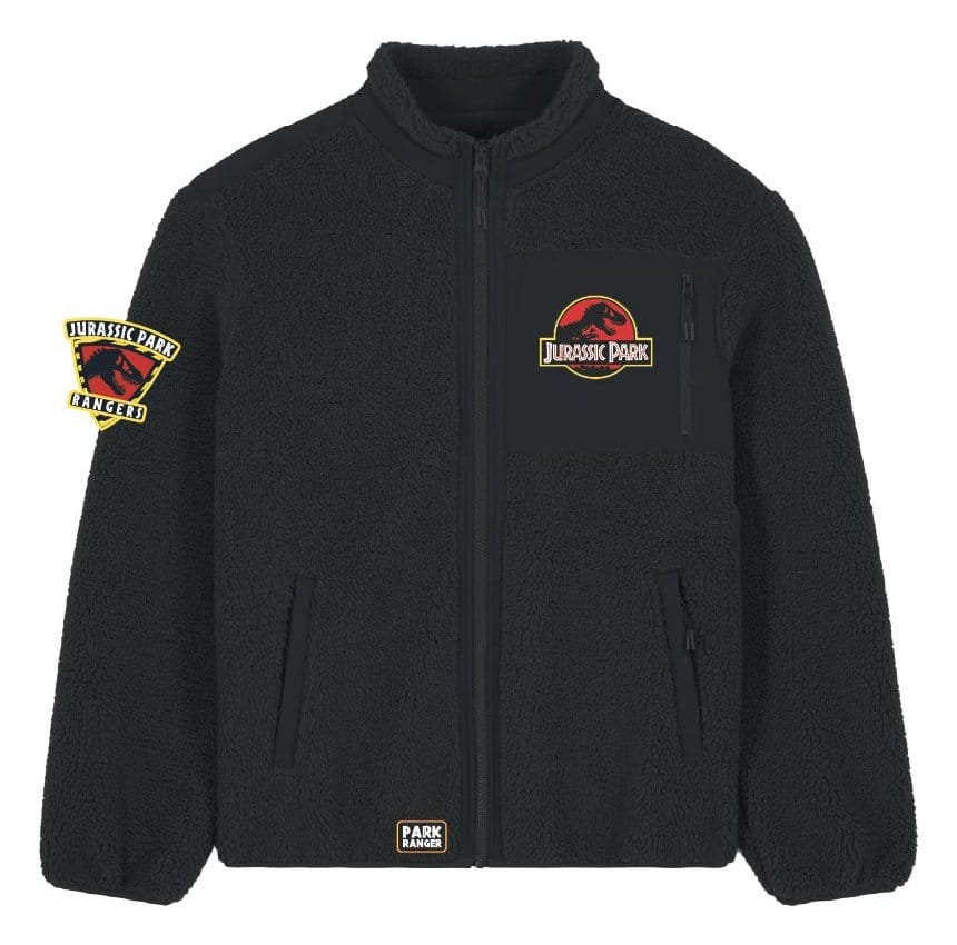 Jurassic Park Sherpa Jacke Logo Größe XL
