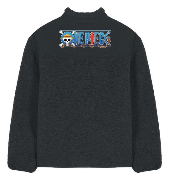One Piece  Sherpa Jacke Logo Größe S