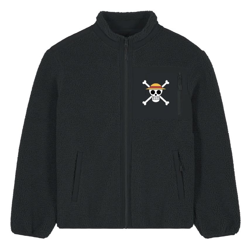 One Piece  Sherpa Jacke Logo Größe XXL