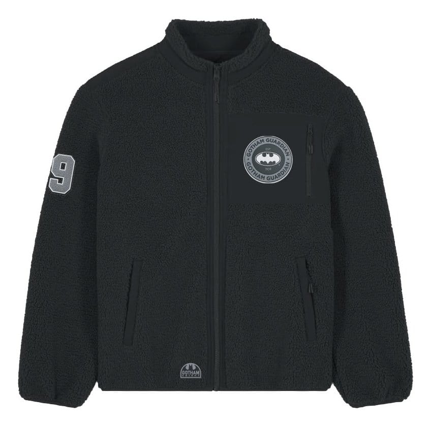 DC Comics Sherpa Jacke Batman Logo Größe M