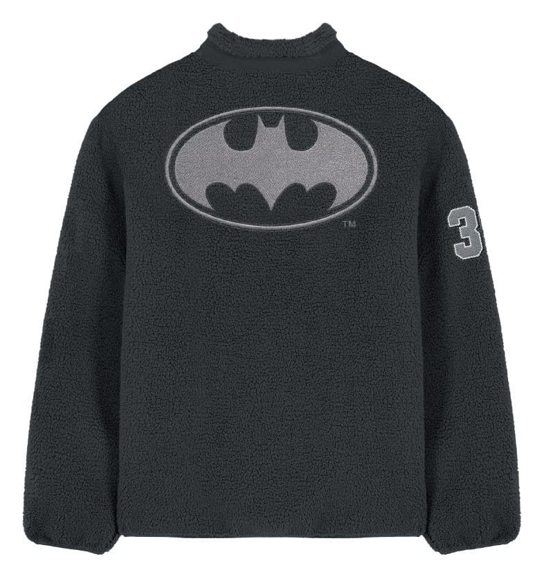 DC Comics Sherpa Jacke Batman Logo Größe M