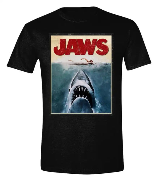 Jaws T-Shirt Poster   Größe L
