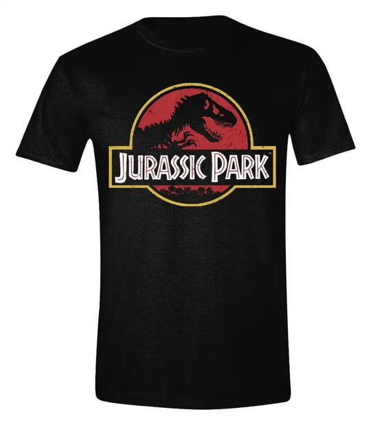 Jurassic Park T-Shirt Vintage Logo  Größe XL