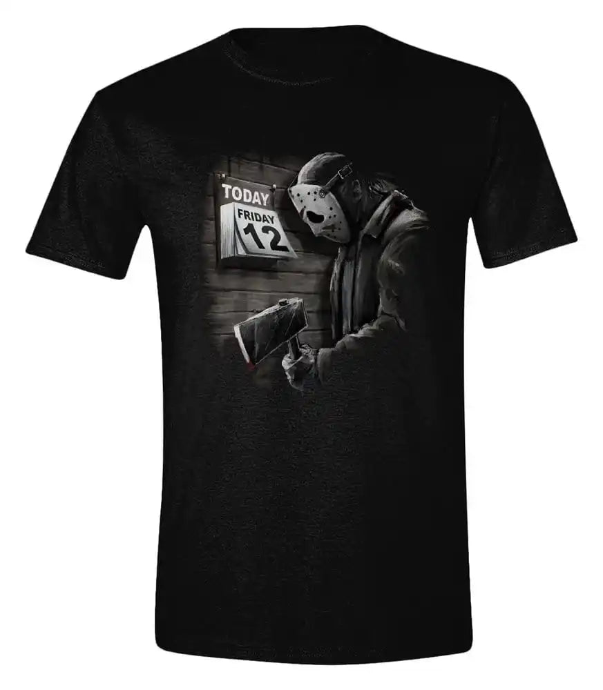 Friday the 13th T-Shirt Friday 12th Sad Größe L