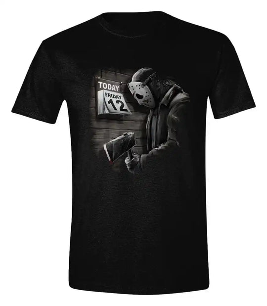 Friday the 13th T-Shirt Friday 12th Sad Größe M