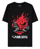 Cyberpunk 2077 T-Shirt Samurai Bandmerch  Größe L